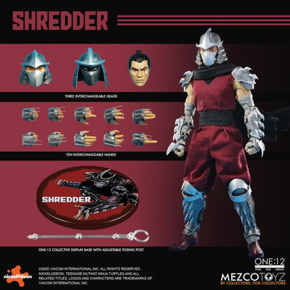PRE-ORDER - Teenage Mutant Ninja Turtles One:12 Collective Shredder Action Figure