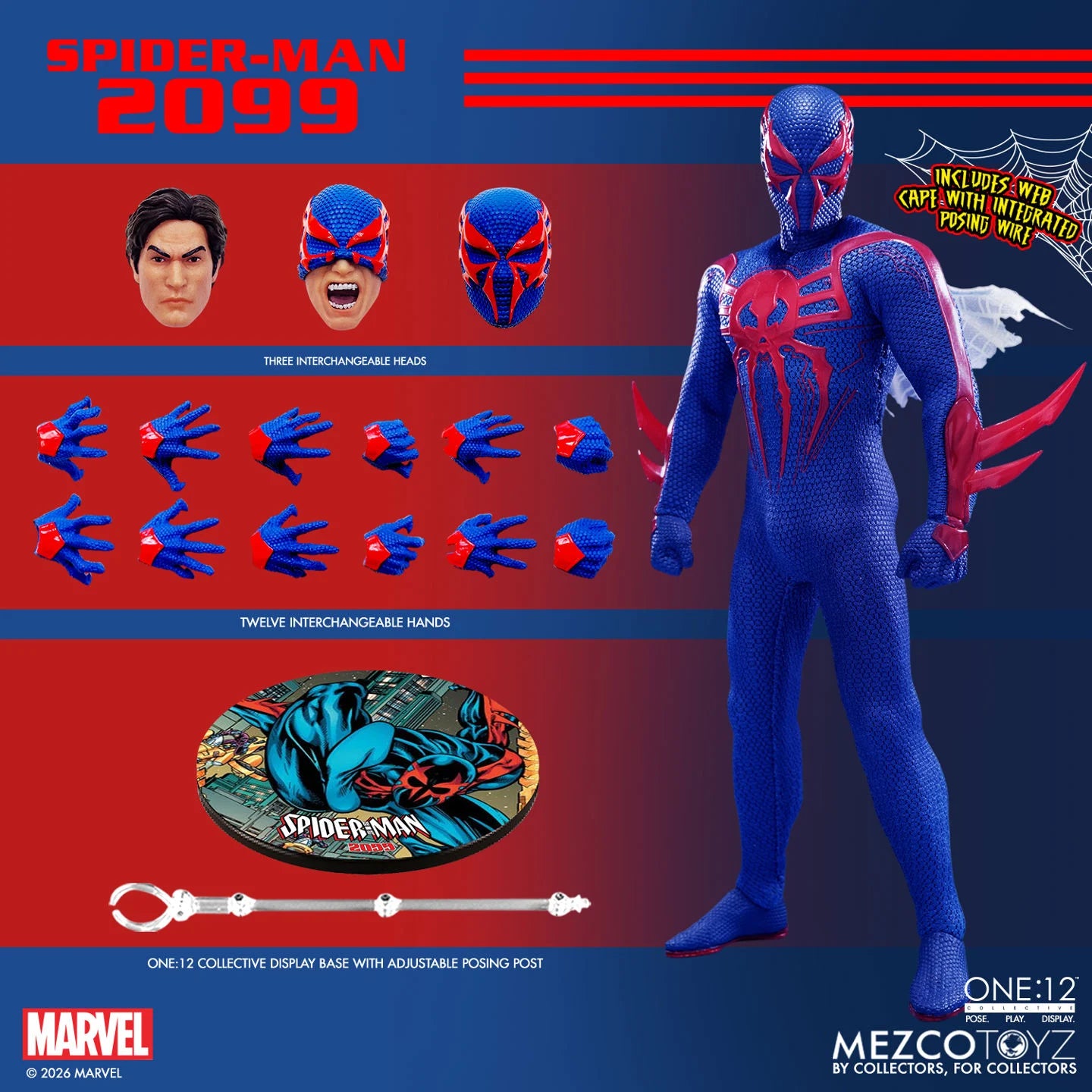 Pre-Order:: Marvel One:12 Collective Spider-Man 2099 Action Figure