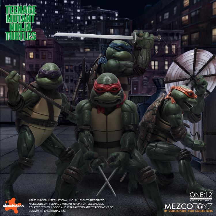 PRE-ORDER - Teenage Mutant Ninja Turtles (1990) One:12 Collective Action Figure Boxed Set