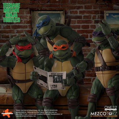 PRE-ORDER - Teenage Mutant Ninja Turtles (1990) One:12 Collective Action Figure Boxed Set