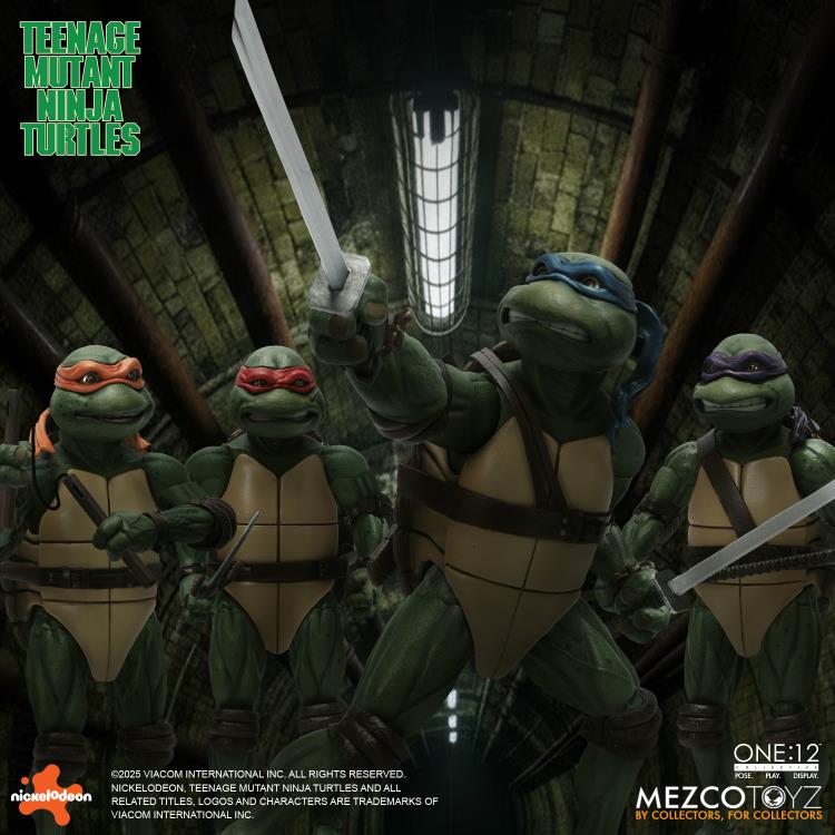 PRE-ORDER - Teenage Mutant Ninja Turtles (1990) One:12 Collective Action Figure Boxed Set