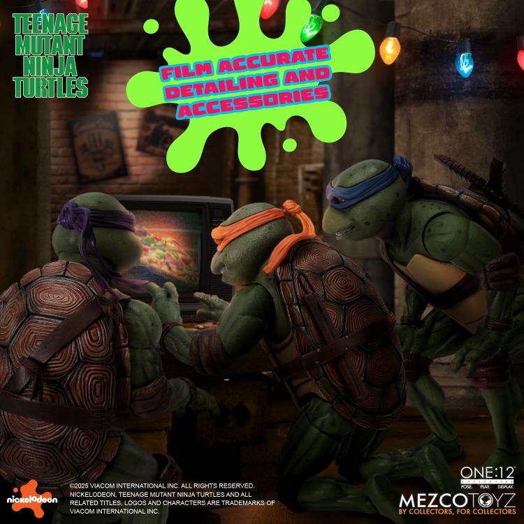 PRE-ORDER - Teenage Mutant Ninja Turtles (1990) One:12 Collective Action Figure Boxed Set