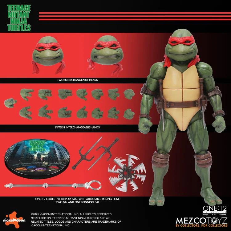 PRE-ORDER - Teenage Mutant Ninja Turtles (1990) One:12 Collective Action Figure Boxed Set