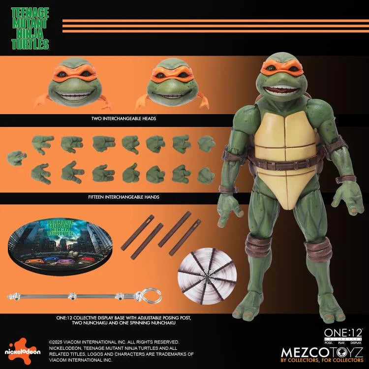 PRE-ORDER - Teenage Mutant Ninja Turtles (1990) One:12 Collective Action Figure Boxed Set
