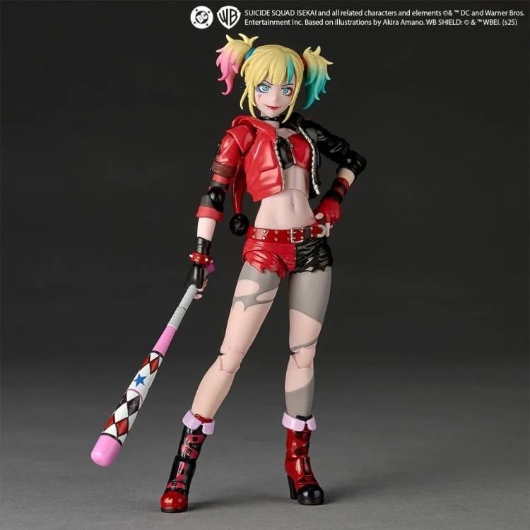 Suicide Squad Isekai Amazing Yamaguchi Revoltech NR082 Harley Quinn Action Figure
