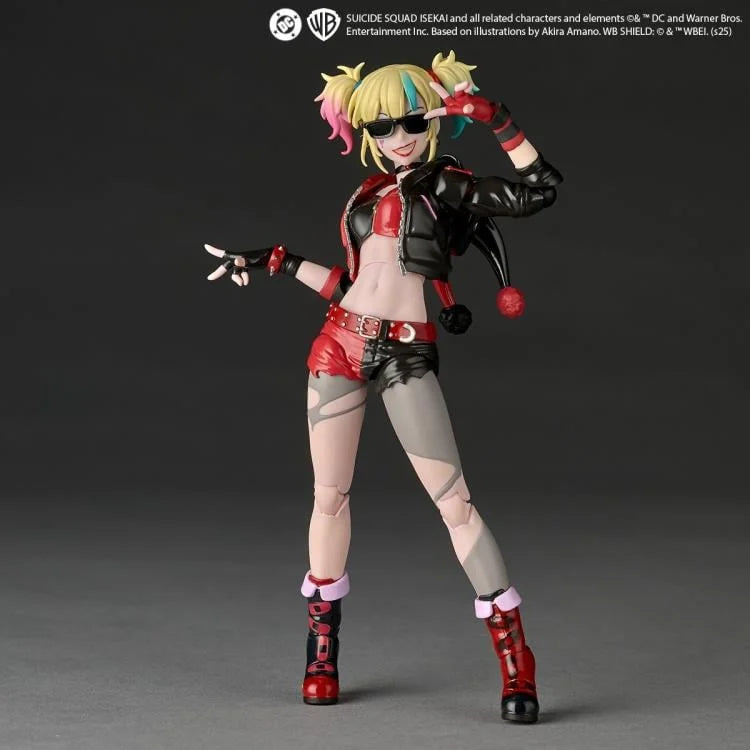 Suicide Squad Isekai Amazing Yamaguchi Revoltech NR082 Harley Quinn Action Figure