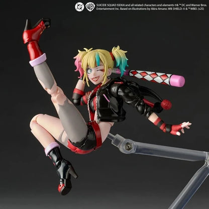 Suicide Squad Isekai Amazing Yamaguchi Revoltech NR082 Harley Quinn Action Figure