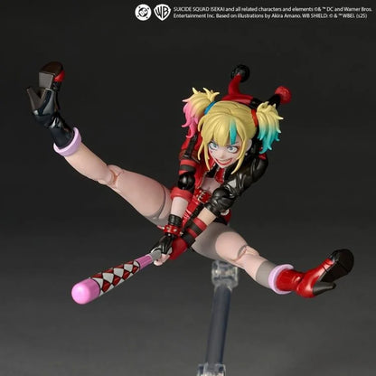 Suicide Squad Isekai Amazing Yamaguchi Revoltech NR082 Harley Quinn Action Figure