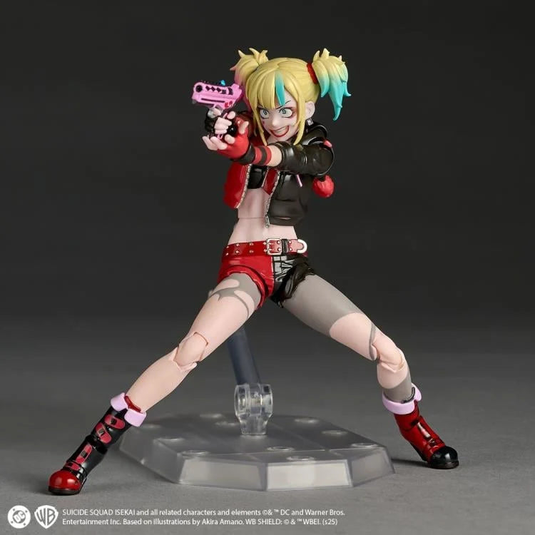 Suicide Squad Isekai Amazing Yamaguchi Revoltech NR082 Harley Quinn Action Figure