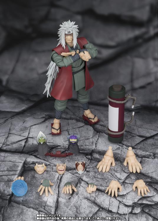 PRE-ORDER - S.H.Figuarts Jiraiya -Hidden Leaf Heroic Master Sage- (Sage Mode Set) Naruto: Shippuden Action Figure