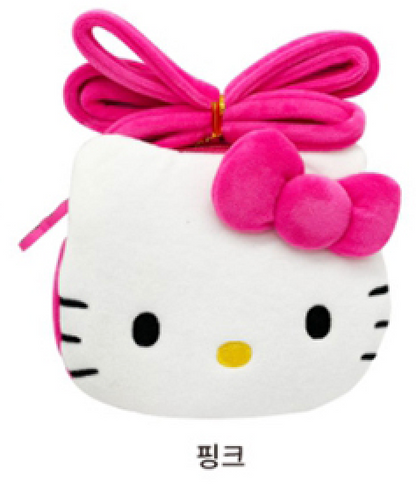 Hello Kitty Face Crossbody Bag