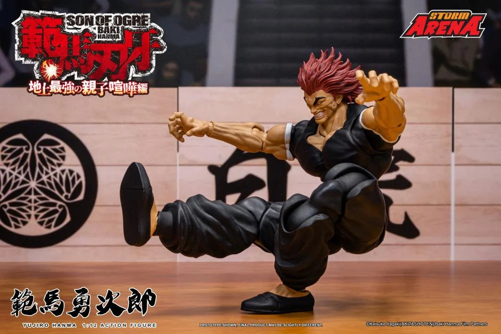 Pre-Order - Baki Hanma: Son of Ogre Storm Arena Yujiro Hanma 1/12 Scale Action Figure