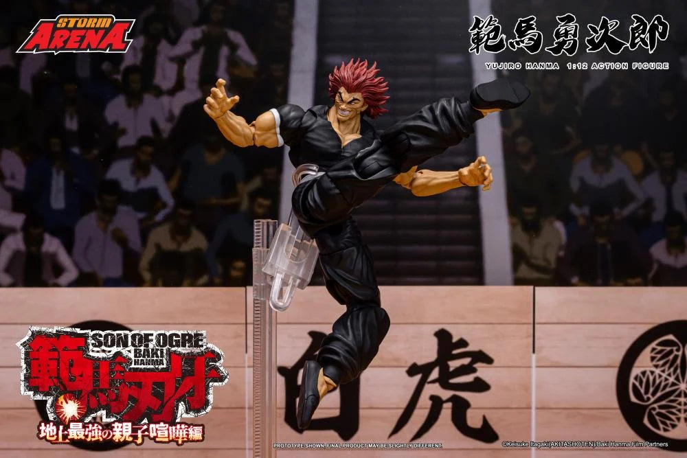 Pre-Order - Baki Hanma: Son of Ogre Storm Arena Yujiro Hanma 1/12 Scale Action Figure