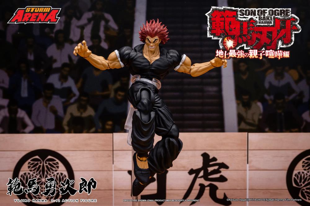 Pre-Order - Baki Hanma: Son of Ogre Storm Arena Yujiro Hanma 1/12 Scale Action Figure