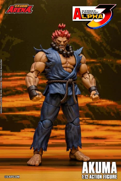 Pre-Order - Street Fighter Alpha 3 Storm Arena Akuma 1/12 Scale Action Figure