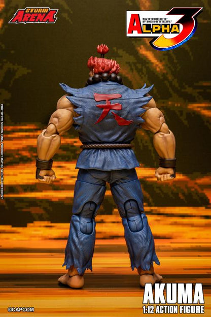 Pre-Order - Street Fighter Alpha 3 Storm Arena Akuma 1/12 Scale Action Figure