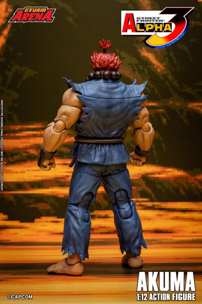 Pre-Order - Street Fighter Alpha 3 Storm Arena Akuma 1/12 Scale Action Figure