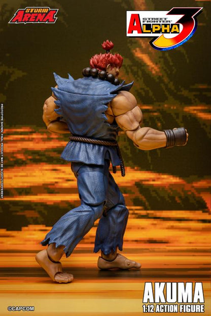 Pre-Order - Street Fighter Alpha 3 Storm Arena Akuma 1/12 Scale Action Figure