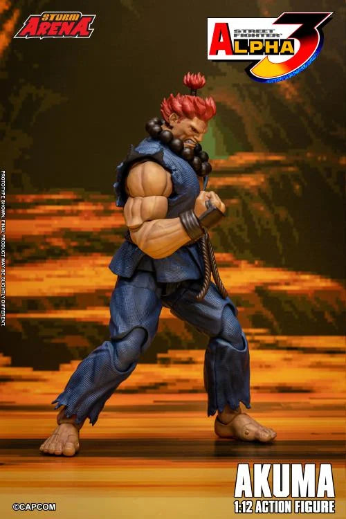 Pre-Order - Street Fighter Alpha 3 Storm Arena Akuma 1/12 Scale Action Figure