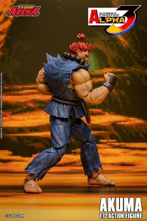 Pre-Order - Street Fighter Alpha 3 Storm Arena Akuma 1/12 Scale Action Figure