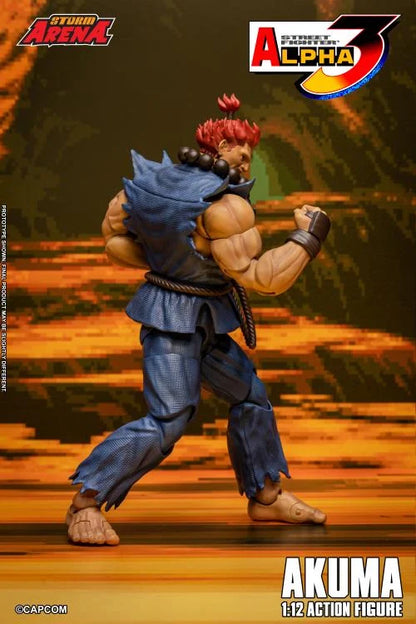 Pre-Order - Street Fighter Alpha 3 Storm Arena Akuma 1/12 Scale Action Figure
