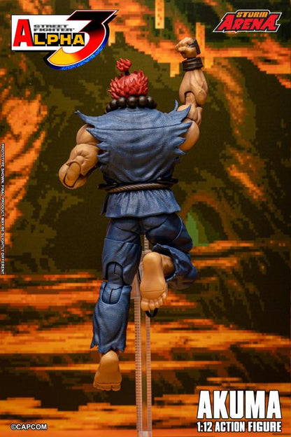 Pre-Order - Street Fighter Alpha 3 Storm Arena Akuma 1/12 Scale Action Figure