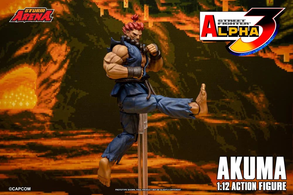 Pre-Order - Street Fighter Alpha 3 Storm Arena Akuma 1/12 Scale Action Figure