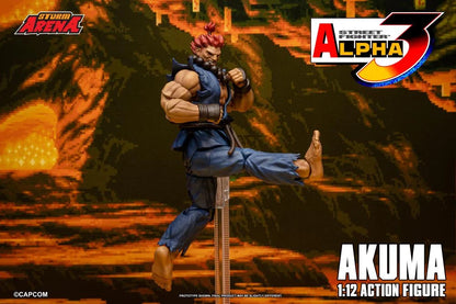 Pre-Order - Street Fighter Alpha 3 Storm Arena Akuma 1/12 Scale Action Figure