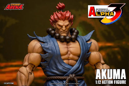 Pre-Order - Street Fighter Alpha 3 Storm Arena Akuma 1/12 Scale Action Figure