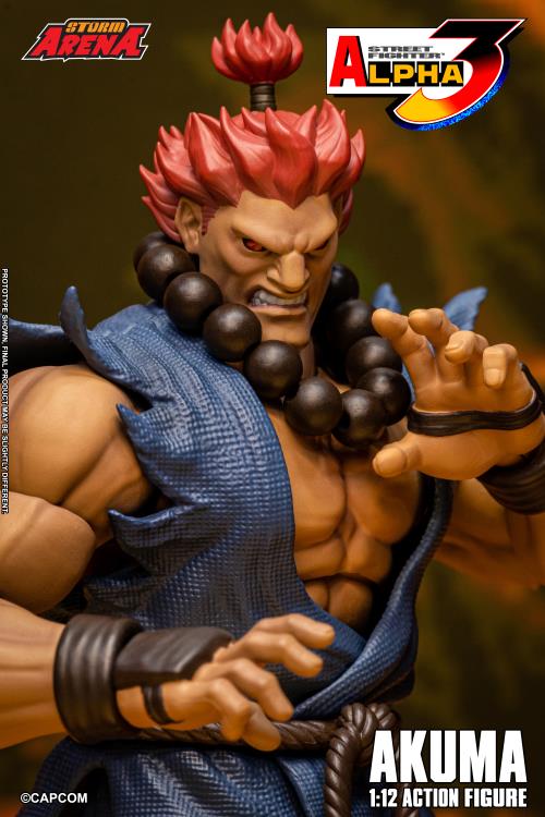 Pre-Order - Street Fighter Alpha 3 Storm Arena Akuma 1/12 Scale Action Figure