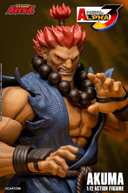 Pre-Order - Street Fighter Alpha 3 Storm Arena Akuma 1/12 Scale Action Figure
