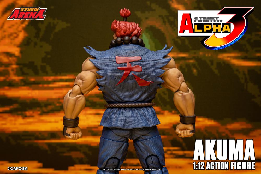 Pre-Order - Street Fighter Alpha 3 Storm Arena Akuma 1/12 Scale Action Figure
