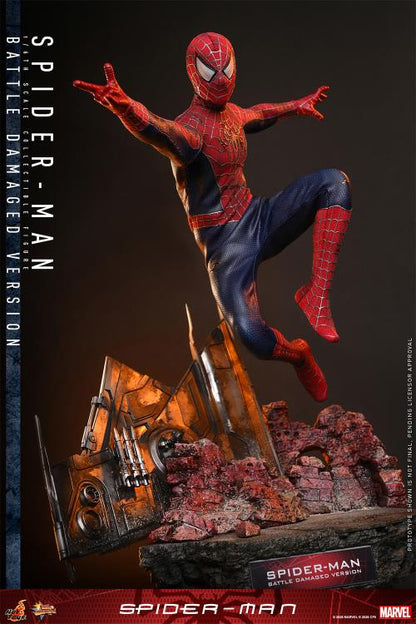 Pre-Order - Spider-Man (2002) MMS859 Spider-Man (Battle Damaged Ver.) 1/6th Scale Collectible Figure