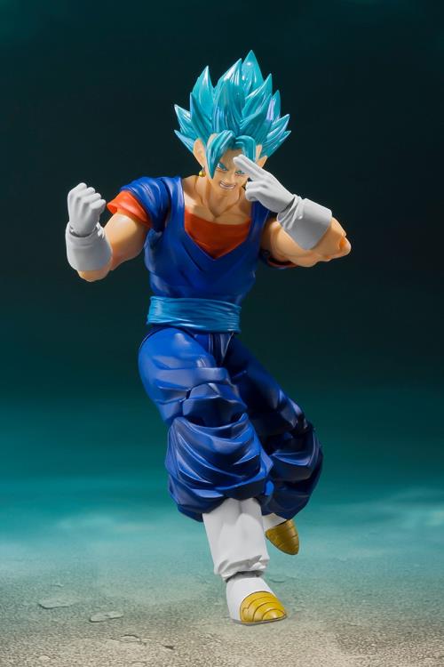 Dragon Ball Super S.H.Figuarts Super Saiyan God Super Saiyan Vegito Super w/ Shipper Box