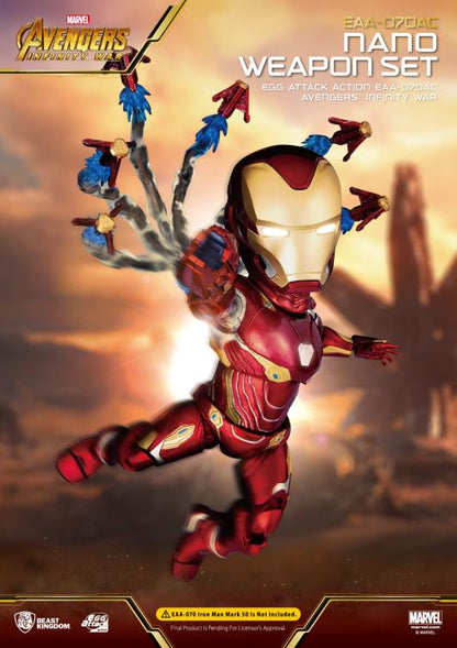 Avengers: Infinity War Egg Attack Action EAA-070AC Iron Man Mark L Nano Weapon Accessory Set