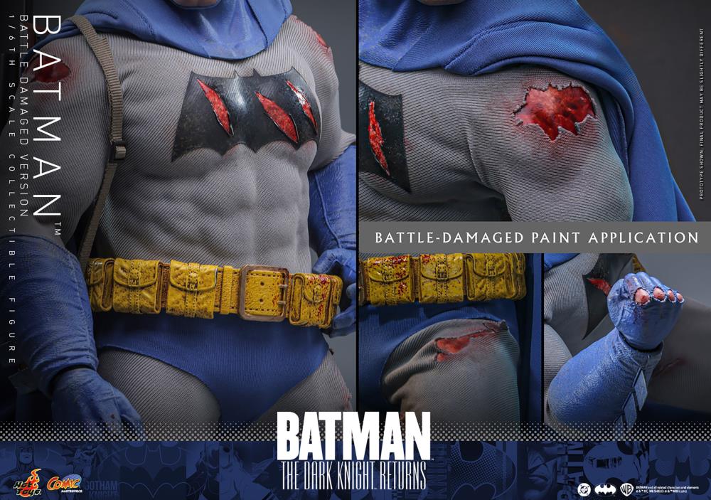 Pre-Order: Batman: The Dark Knight Returns Batman CMS031 (Battle Damaged Version) 1/6th Scale Collectible Figure