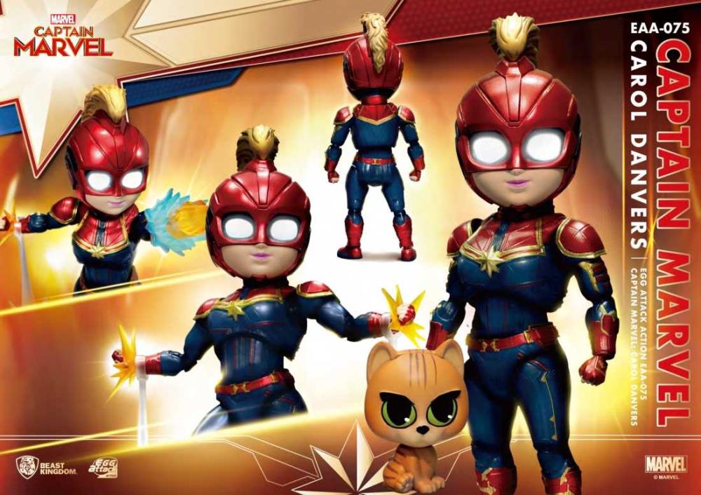 Captain Marvel Egg Attack Action EAA-075 Carol Danvers