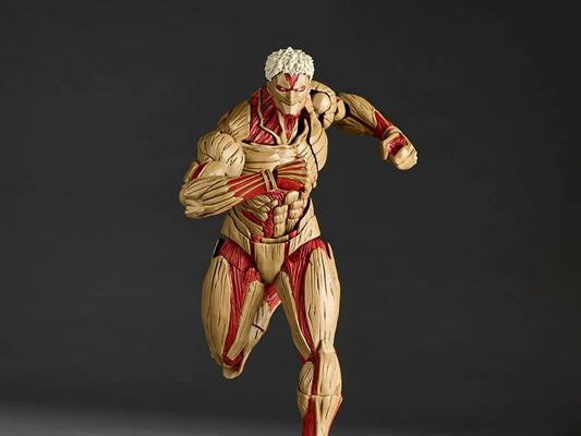 Pre-Order - Attack on Titan Amazing Yamaguchi Revoltech NR101 Armored Titan (Reiner Braun) Action Figure (Reissue)