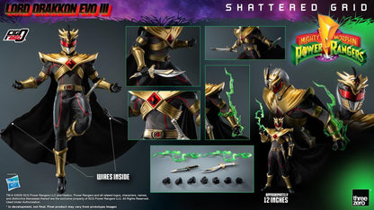 PRE-ORDER - Mighty Morphin Power Rangers: Shattered Grid FigZero Lord Drakkon (Evo III Ver.) 1/6 Scale Action Figure