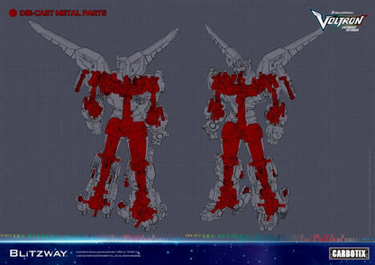PRE-ORDER - Voltron: Legendary Defender Carbotix 10th Anniversary Voltron (Standard Edition Ver.) Action Figure