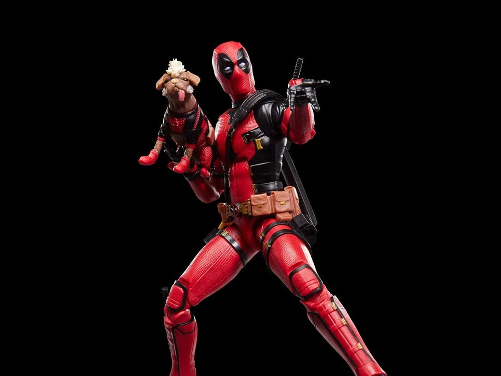 Deadpool & Wolverine Marvel Legends Deluxe Deadpool Action Figure with Dogpool