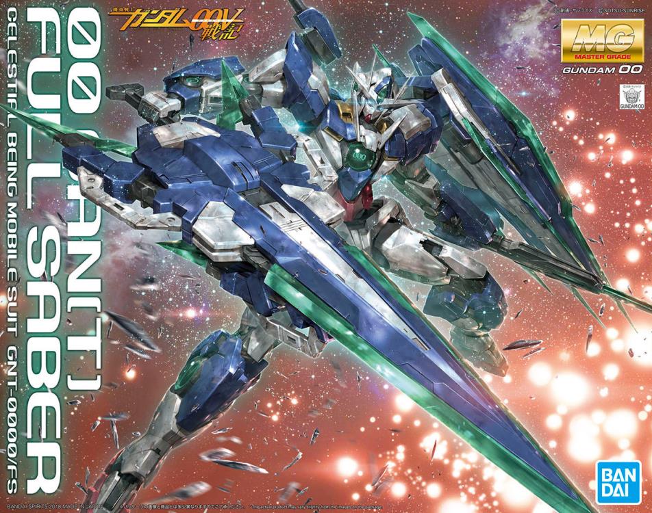 Mobile Suit Gundam 00V MG 00 QAN[T] (Full Saber) 1/100 Scale Model Kit