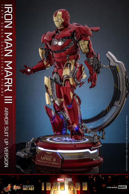 Pre-Order - Marvel MMS825 Iron Man Mark III (Armor Suit Up Ver.) 1/6th Scale Collectible Figure