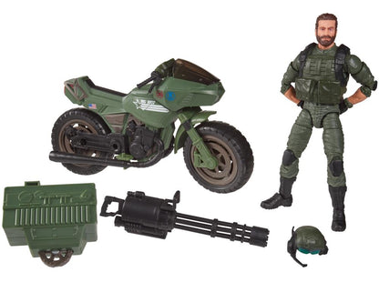 G.I. Joe Classified Series Special Missions: Cobra Island Alvin “Breaker” Kinney Figure with RAM Cycle Exclusive