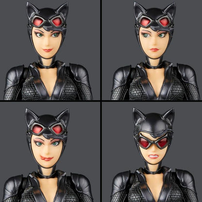 Batman: Arkham Knight Amazing Yamaguchi Revoltech NR022 Catwoman w/ Bonus Unmasked Head