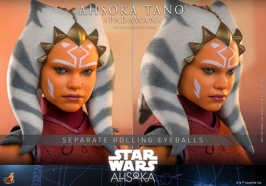 Star Wars: Ahsoka TMS123 Ahsoka Tano (Padawan) 1/6th Scale Collectible Figure *Dented Box & Shipper*