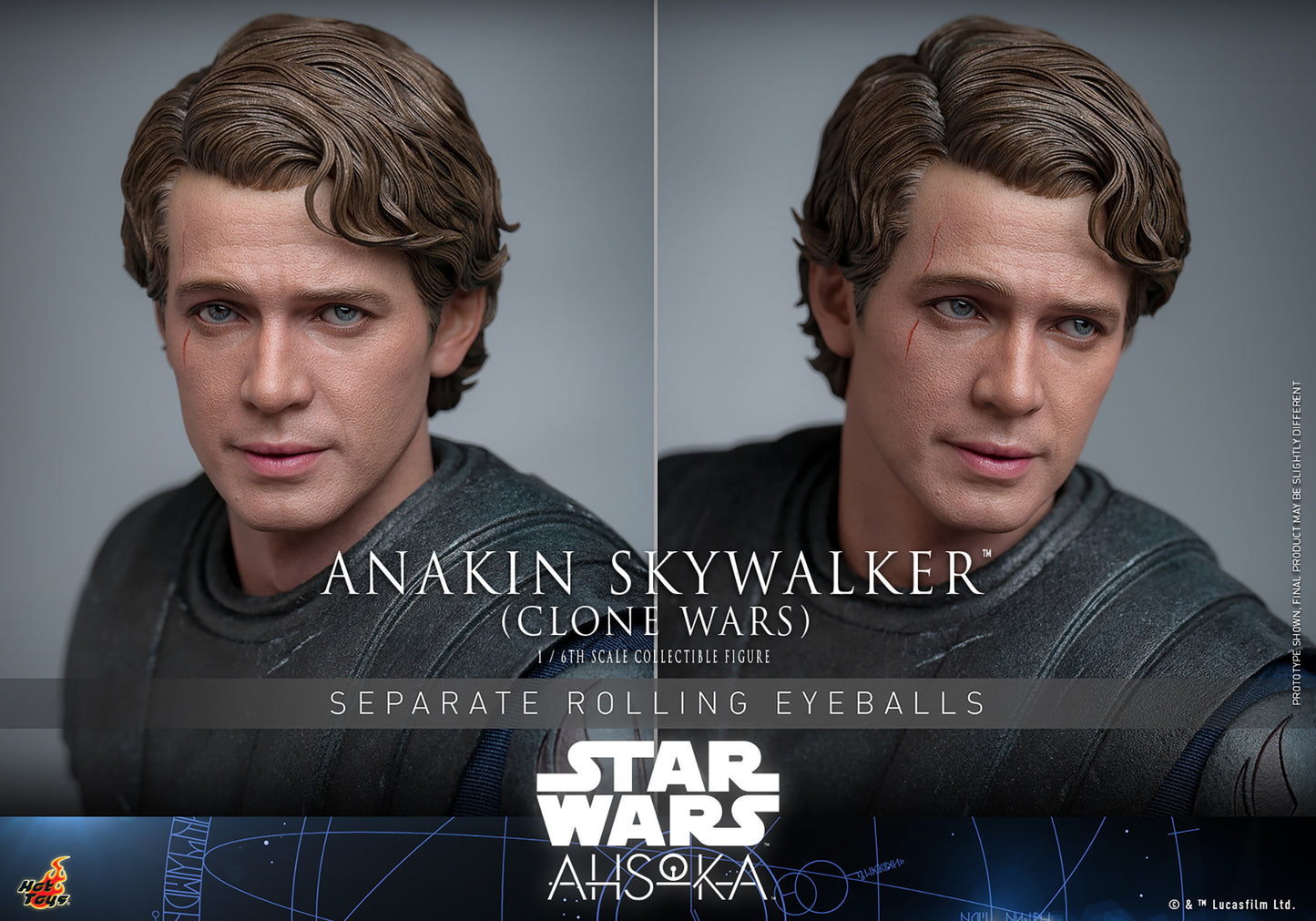 Pre-Order - Star Wars: Ahsoka TMS Anakin Skywalker (Clone Wars Era) 1/6 Scale Collectible Figure