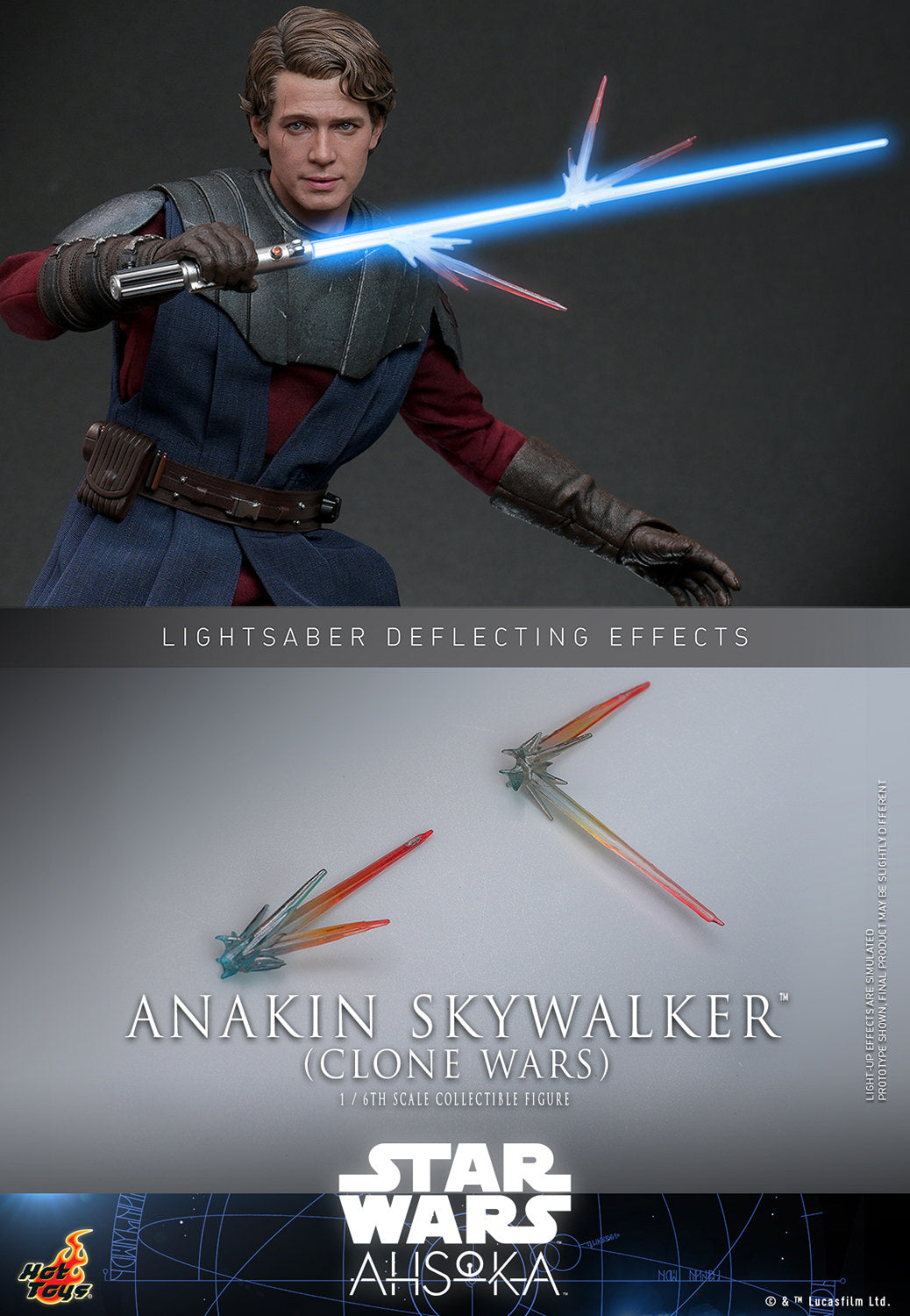 Pre-Order - Star Wars: Ahsoka TMS Anakin Skywalker (Clone Wars Era) 1/6 Scale Collectible Figure