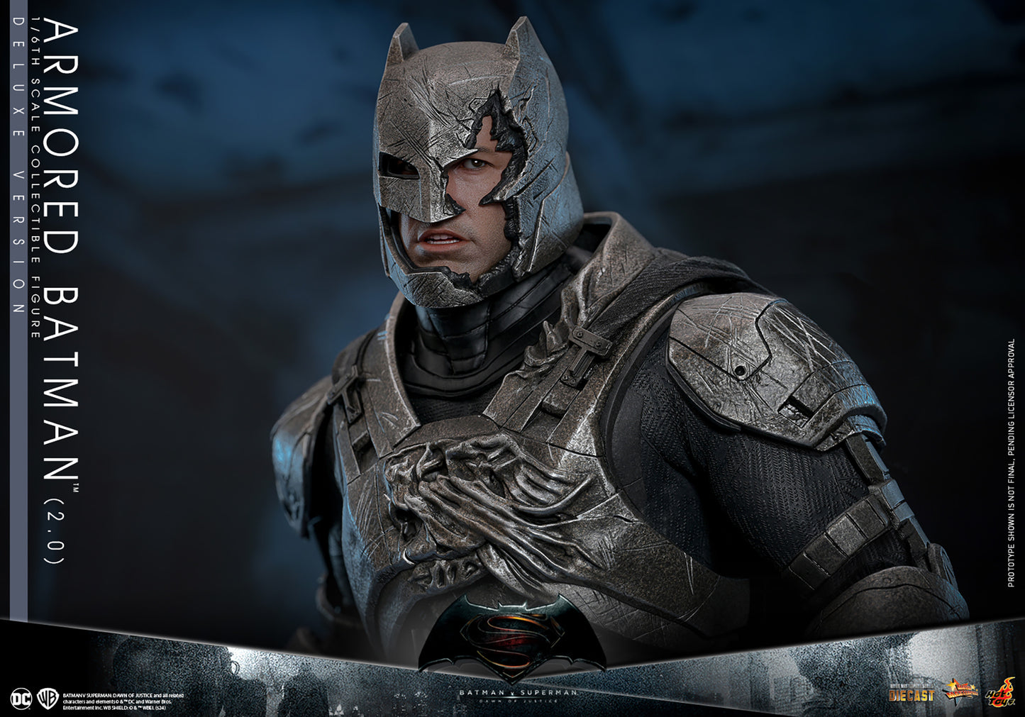 Pre-Order - Batman v Superman: Dawn of Justice MMS742D62 Armored Batman (2.0) Deluxe 1/6th Scale Collectible Figure