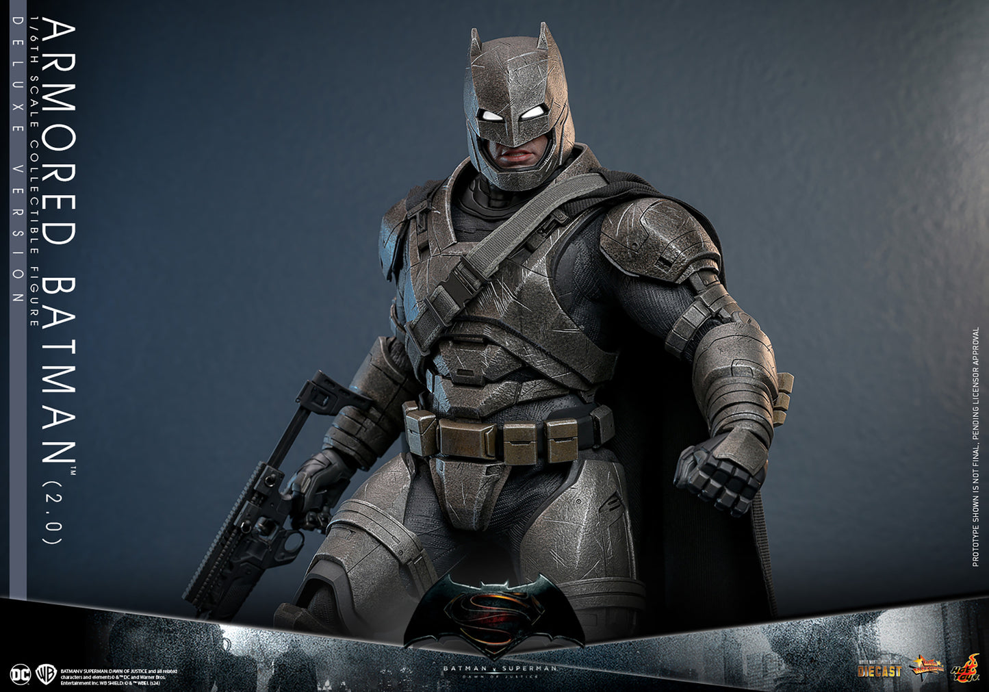 Pre-Order - Batman v Superman: Dawn of Justice MMS742D62 Armored Batman (2.0) Deluxe 1/6th Scale Collectible Figure